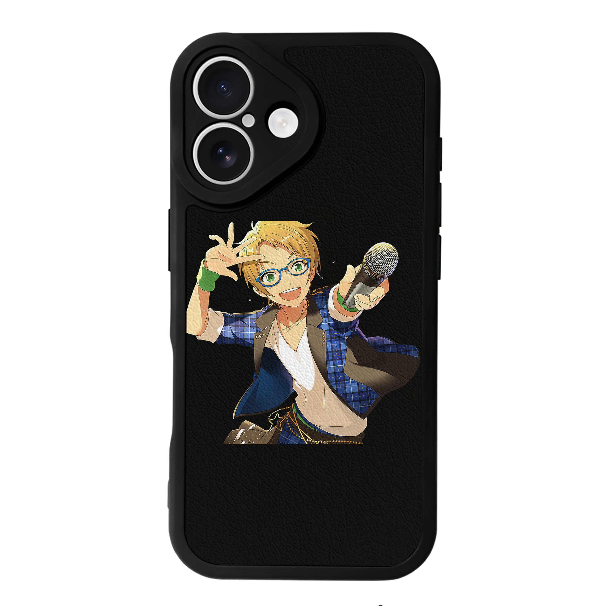 （画像用） あんさんぶるスターズ! Ensemble Stars 【iPhone 16シリーズ対応】シリコンスマホケース（レザー調） 材質：シリコン